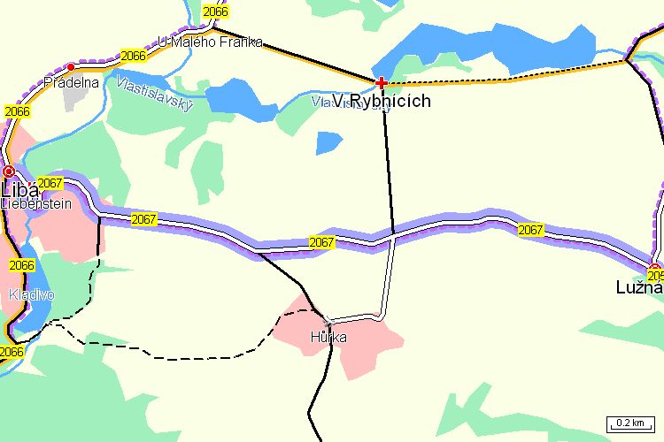 Mapa cyklotrasy