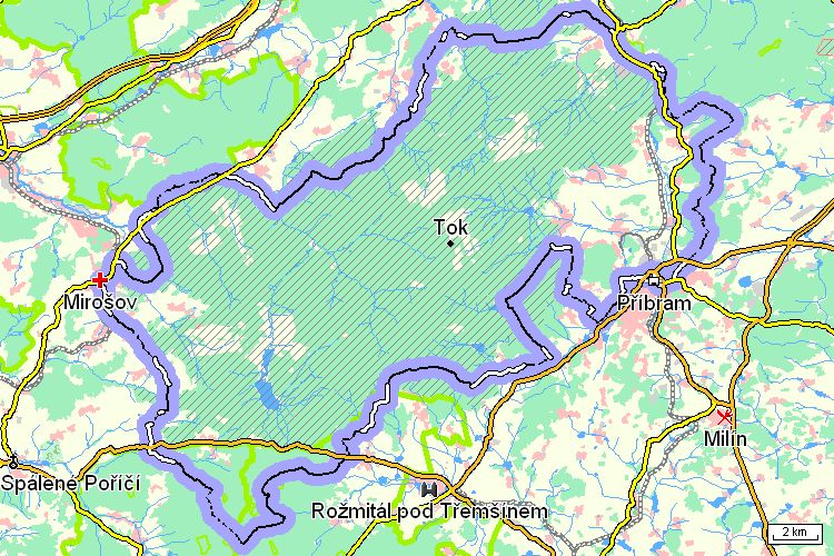 Mapa cyklotrasy