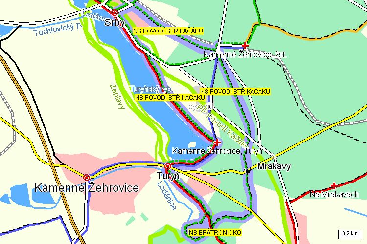 Mapa turistické trasy Mapa turistické trasy