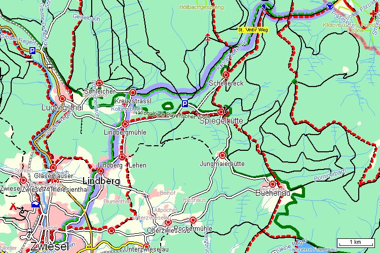 Mapa turistické trasy Mapa turistické trasy