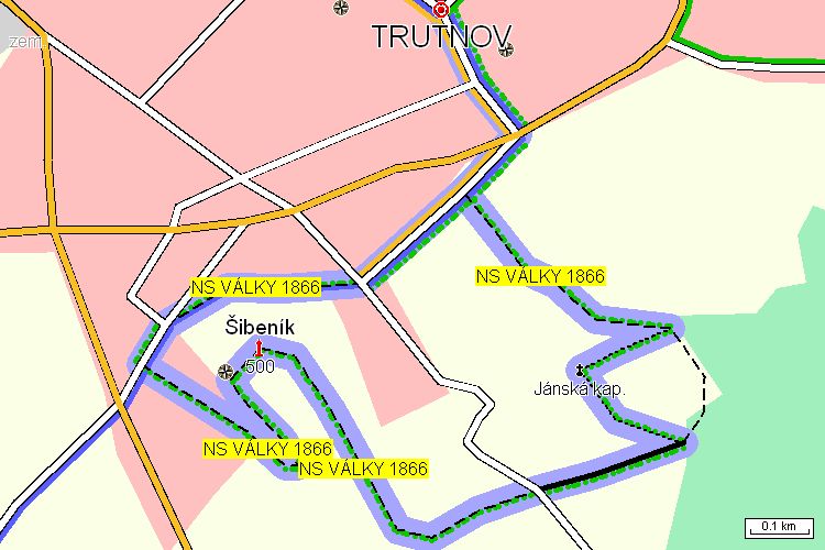 Mapa turistické trasy Mapa turistické trasy