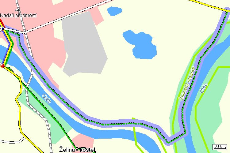 Mapa turistické trasy Mapa turistické trasy