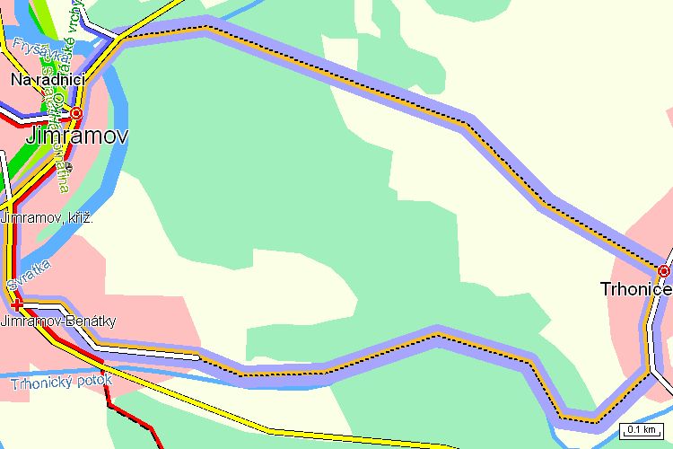 Mapa turistické trasy Mapa turistické trasy
