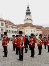 Festival vojenských hudeb a dožínky v Kroměříži