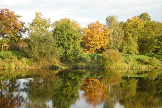 Stezka z Č. Budějovic na Hlubokou kolem řeky Vltavy. Foto © Alena  Pavelková