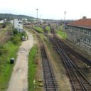 Most přes Vlakové depo Maloměřice