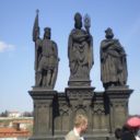 Sousoší sv. Norberta se sv. Václavem a sv. Zikmundem