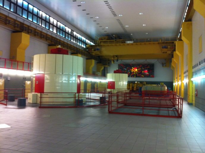 V elektrárně. Foto: © Skleba