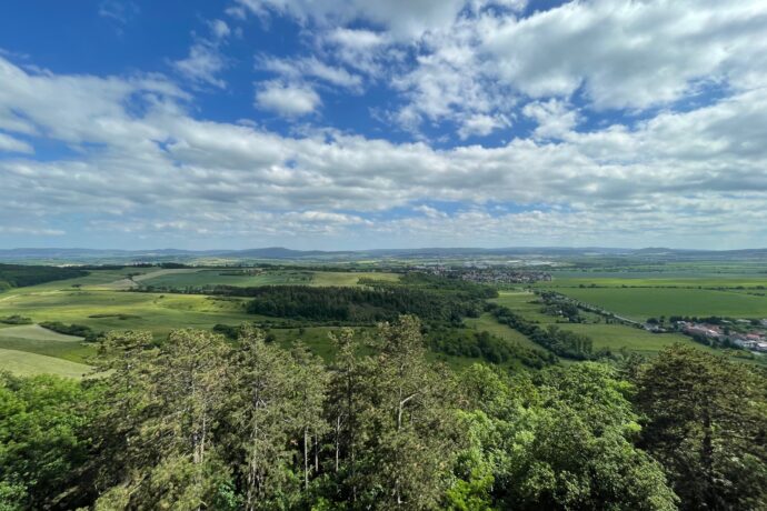 Hrad Točník - výheld. Foto Šárka Kobrynová