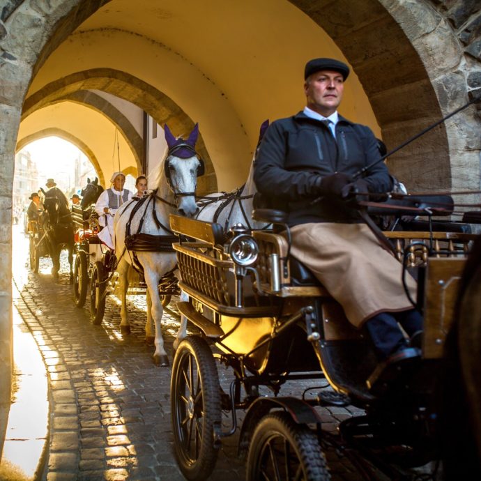 Průvod kočárů - Podzimní městské slavnosti. Foto: ©Pardubicko