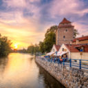 České Budějovice po souši i po vodě