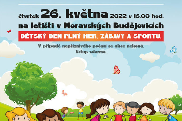 Dětský den na letišti v Moravských Budějovicích