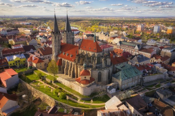 Bartolomějské návrší a centrum města. Foto: ©Mííra Lachec