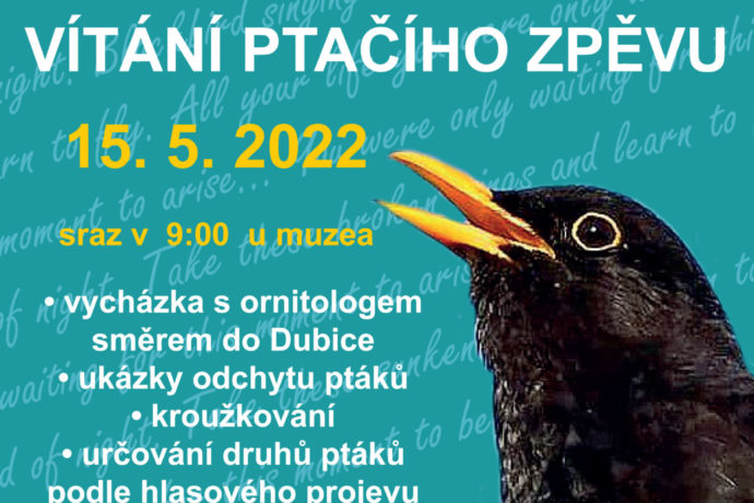 Vítání ptačího zpěvu při Vlastivědném muzeu a galerii v České Lípě