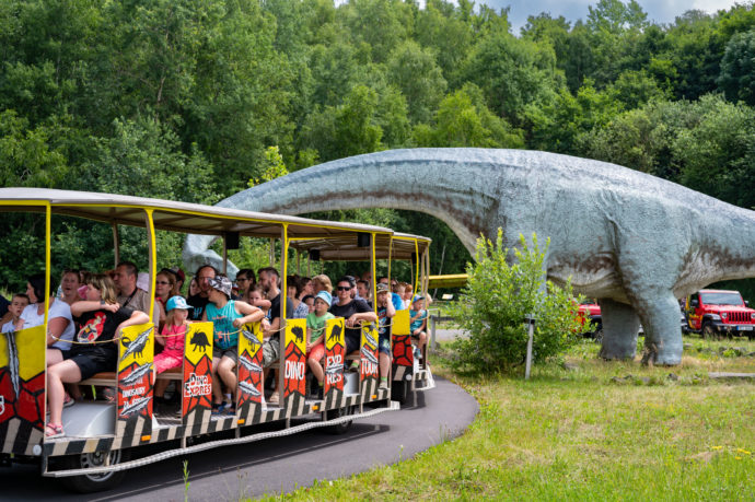 Návštěva DinoParku je zážitek nejn pro děti. Foto: ©DinoPark