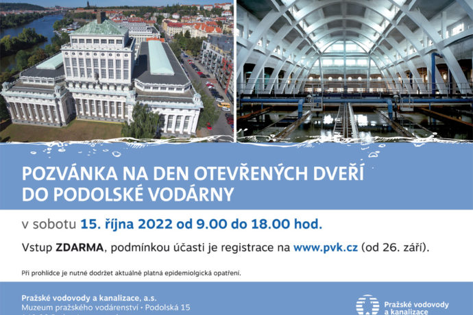 PODOLSKÁ VODÁRNA – Bílá kráska z Podolí