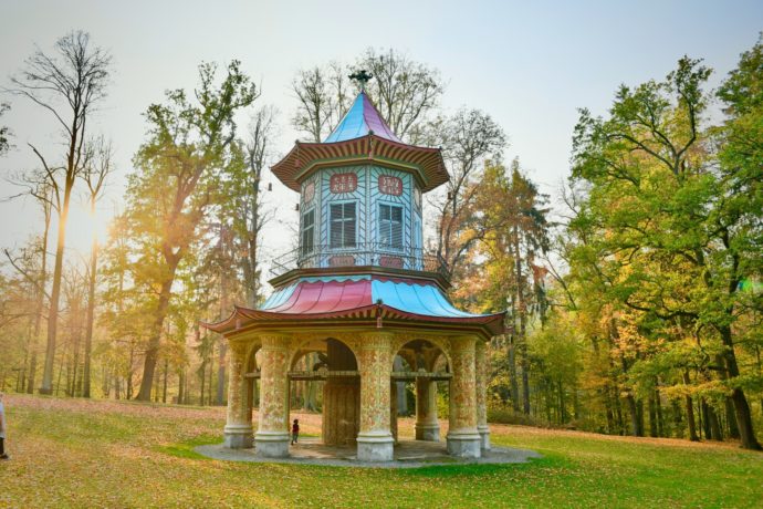 Čínský pavilon, park Vlašim. Foto: ©František Ortmann