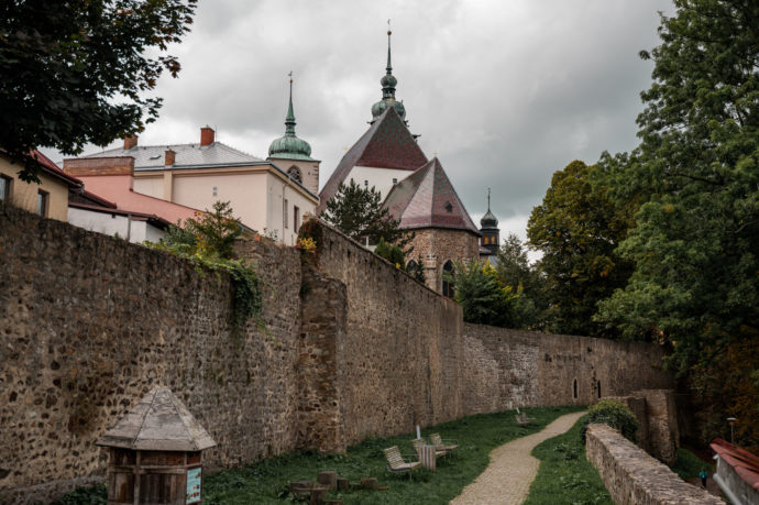 Jihlavské hradby. Foto: ©Eliška Hudcová, Brána Jihlavy