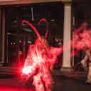 Pekelní čerti Krampus a ohňová show