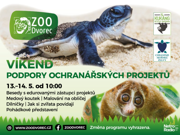 Víkend podpory ochranářských projektů v Zoologické zahradě Dvorec