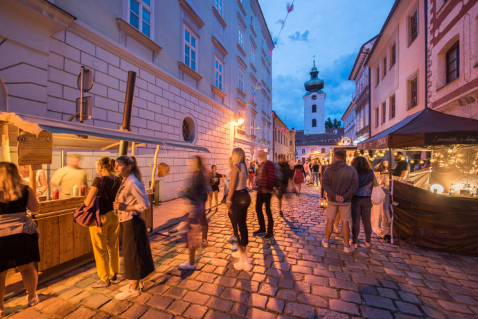 Léto ve městě České Budějovice