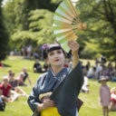 Festival bonsají a japonské kultury v botanické zahradě v Troji