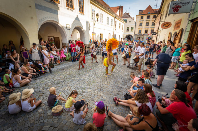 Léto ve městě České Budějovice