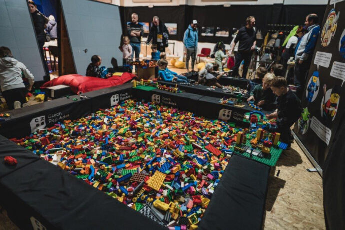 Herní expozice s LEGO® kostkami v Plzni