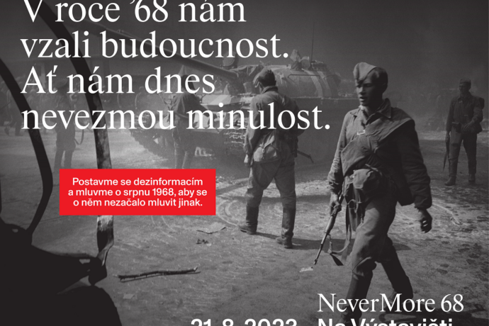 NeverMore 68 na Výstavišti. Festival o svobodě a pravdě, letos s podtitulem: dezinformace