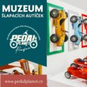 Soutěž o vstupenky do muzea šlapacích autíček Pedal Planet v Praze