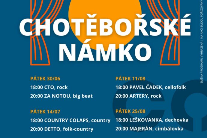 Chotěboř – léto plné hudby, jídla a dobré nálady