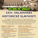 XXIV. Oslavanské historické slavnosti 9. – 10. 9.2023