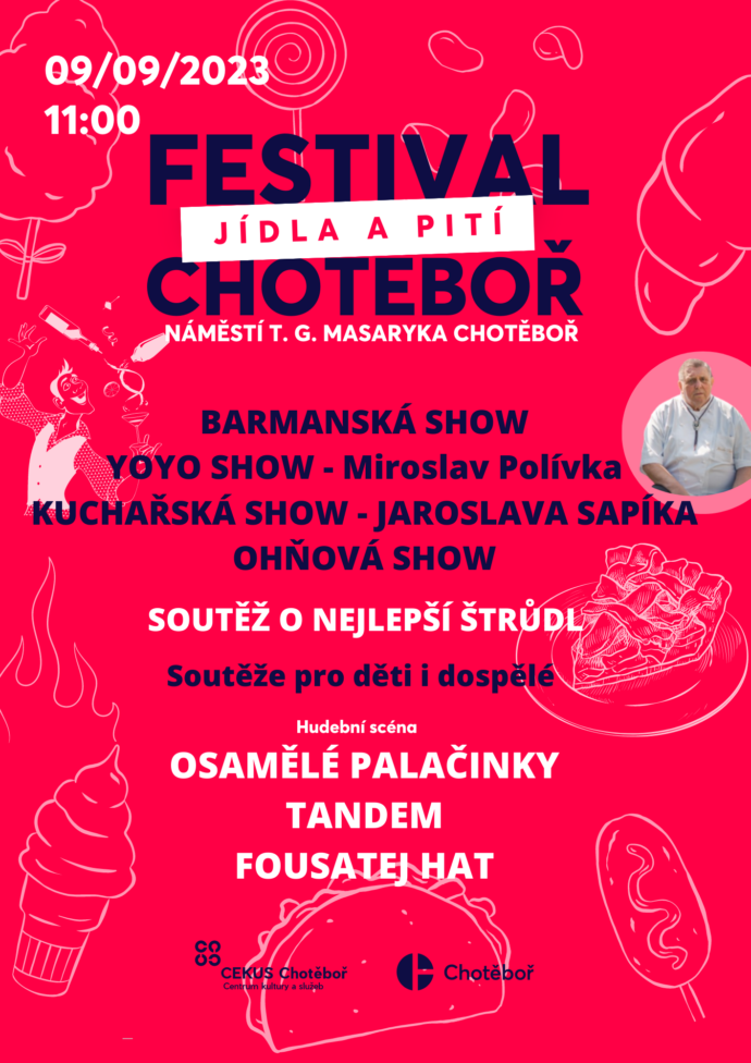 Chotěboř – léto plné hudby, jídla a dobré nálady