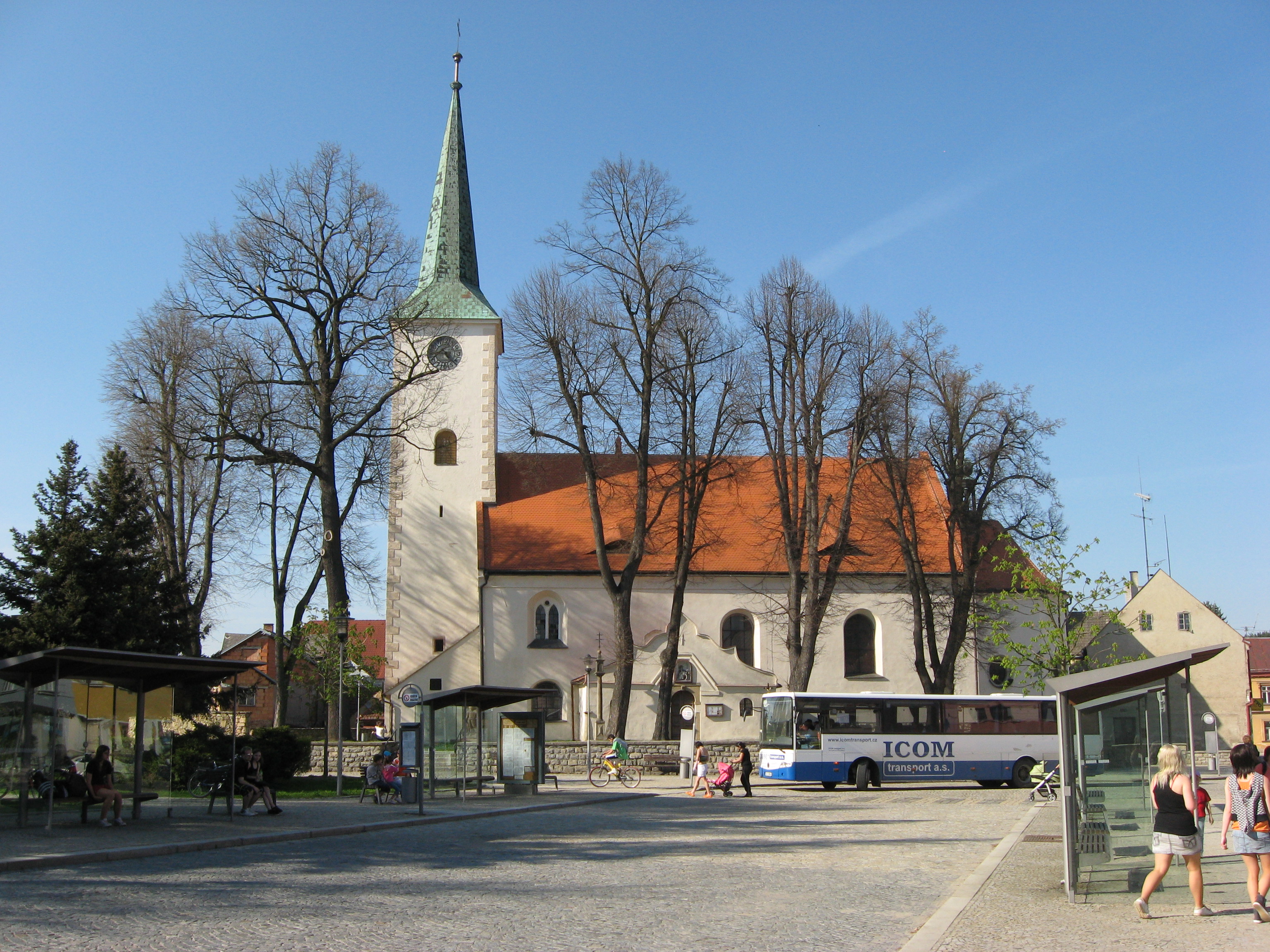 Kostel sv. Kateřiny Sienské.