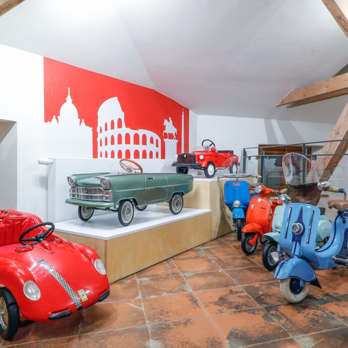 Muzeum šlapacích autiček. Foto: ©Pedal Planet