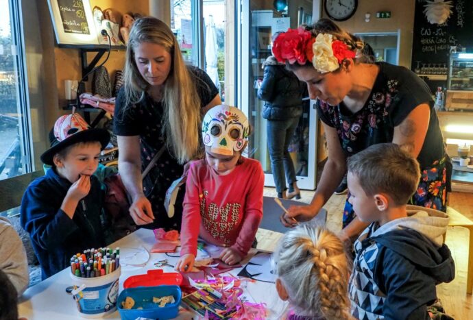 Dětský program na DÍA DE LOS MUERTOS v Holešovické tržnici