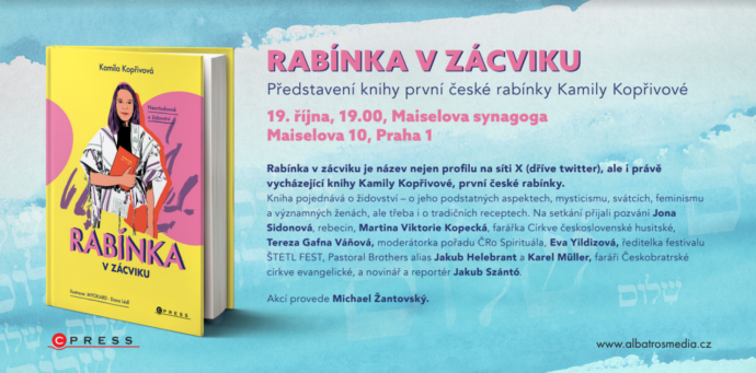 V Rabínce v zácviku autorka naopak přibližuje židovství srozumitelně. 