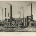 Fotografie zachycuje závod Žofinské hutě v letech 1889–1898, Sbírka Ostravského muzea