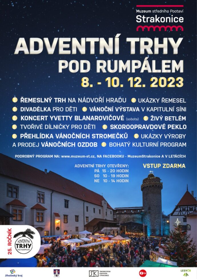Adventní trhy pod Rumpálem. Foto: © Muzeum Strakonice
