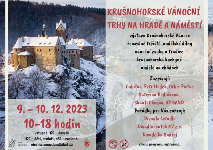 Krušnohorské vánoční trhy. Foto: © Hrad Loket
