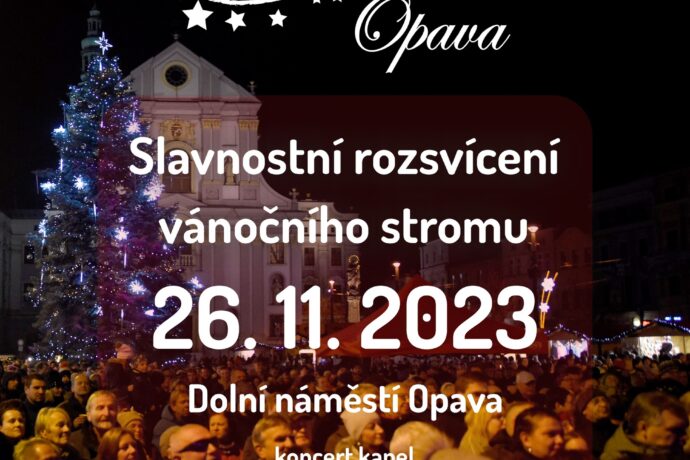 Opava - vánoční trhy 2023 - kompletní program