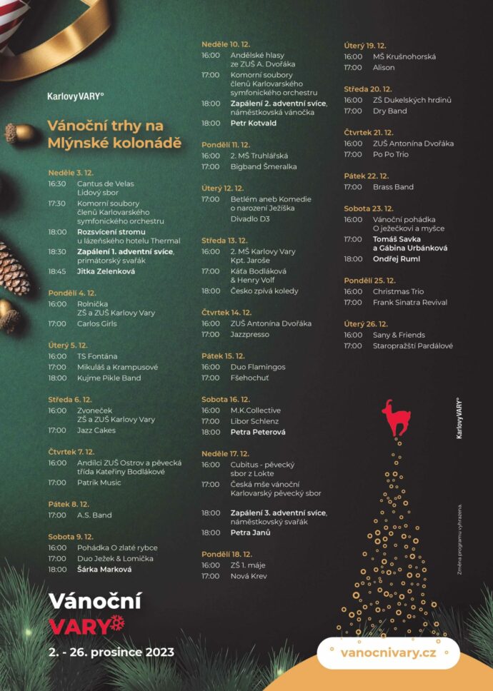Vánoční trhy Karlovy Vary
