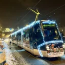 Vánoční tramvaje v Praze. Foto DPP Daniel Šabík