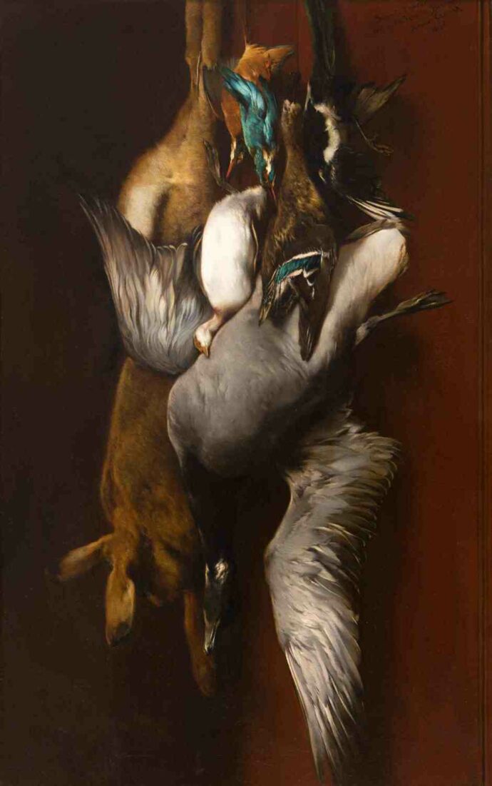 Jaroslav Čermák, Lovecké zátiší, 1872. Foto © Západočeská galerie v Plzni