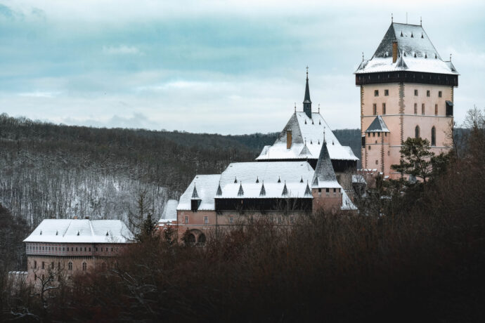 Hrad Karlštejn v zimě. Foto: ©archiv SCCR