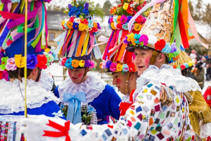 Masopustní obchůzka Vortová. Foto: ©Radek Pavlík