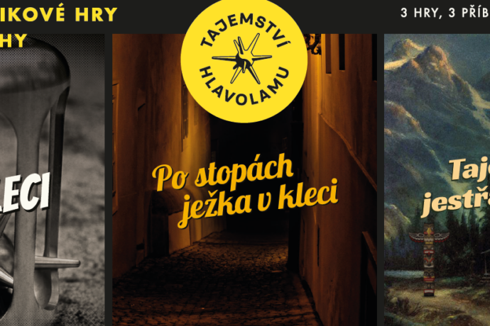 Tajemství hlavolamu — originální únikovky inspirované legendárním ježkem v kleci