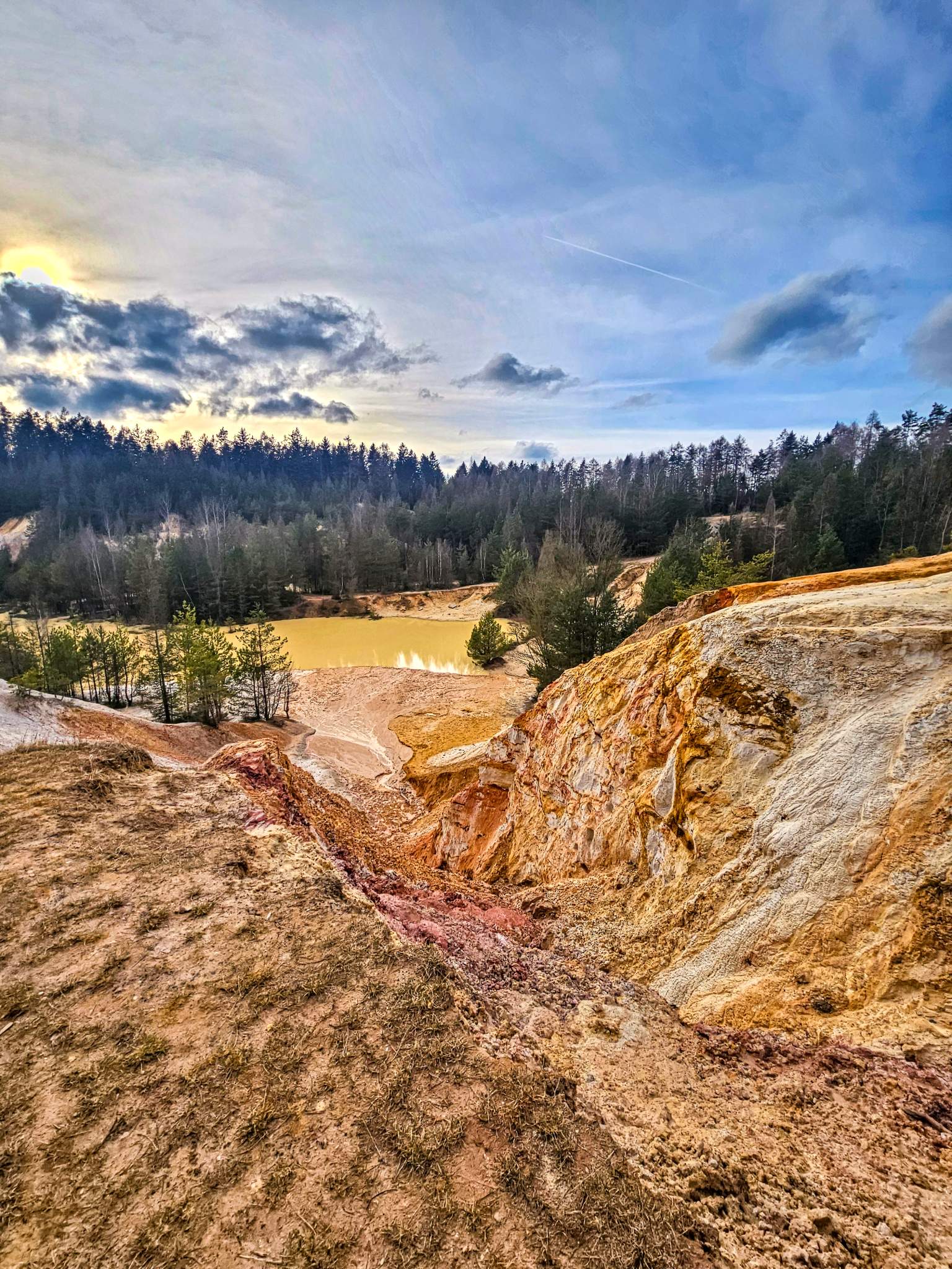 Rudice - bývalý kaolinový lom Seč. Foto: ©Jiří Baisa