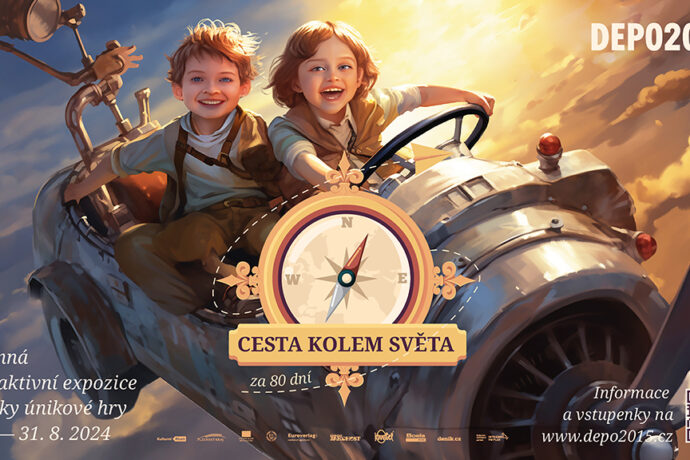 Cesta kolem světa. Interaktivní rodinná expozice s prvky únikové hry v DEPO2015