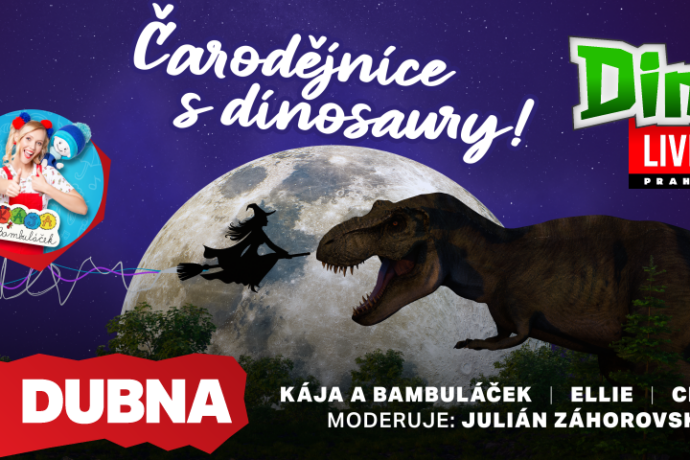 Pálení čarodějnic Dinopark Dinolive 2024